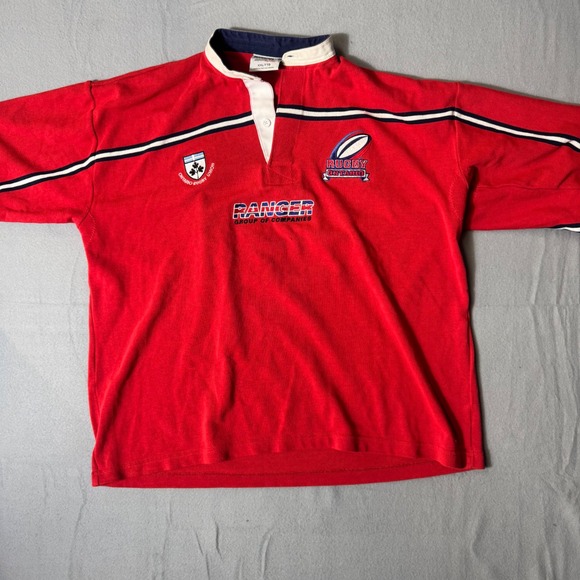 Barbarian Rugby Wear Other - Barbarian Rugby Wear Micro Supreme Jersey Red Rugby Ontario Mens XXL Canada